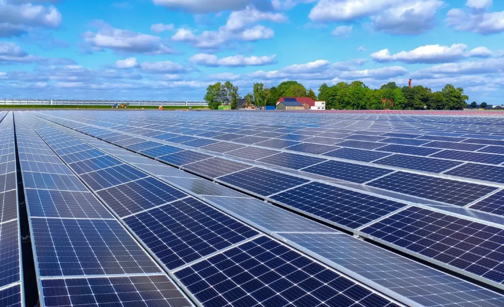 Solar panel farming 